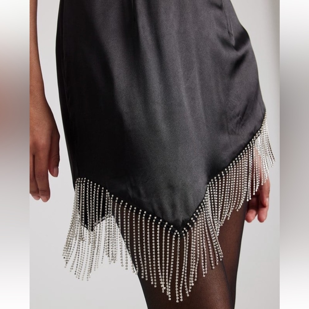 Rhinestone Mini Dress